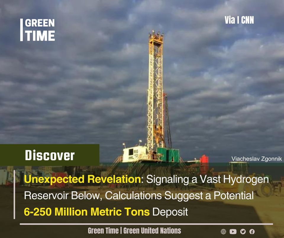 Vast Underground Hydrogen Reservoir Discovered
