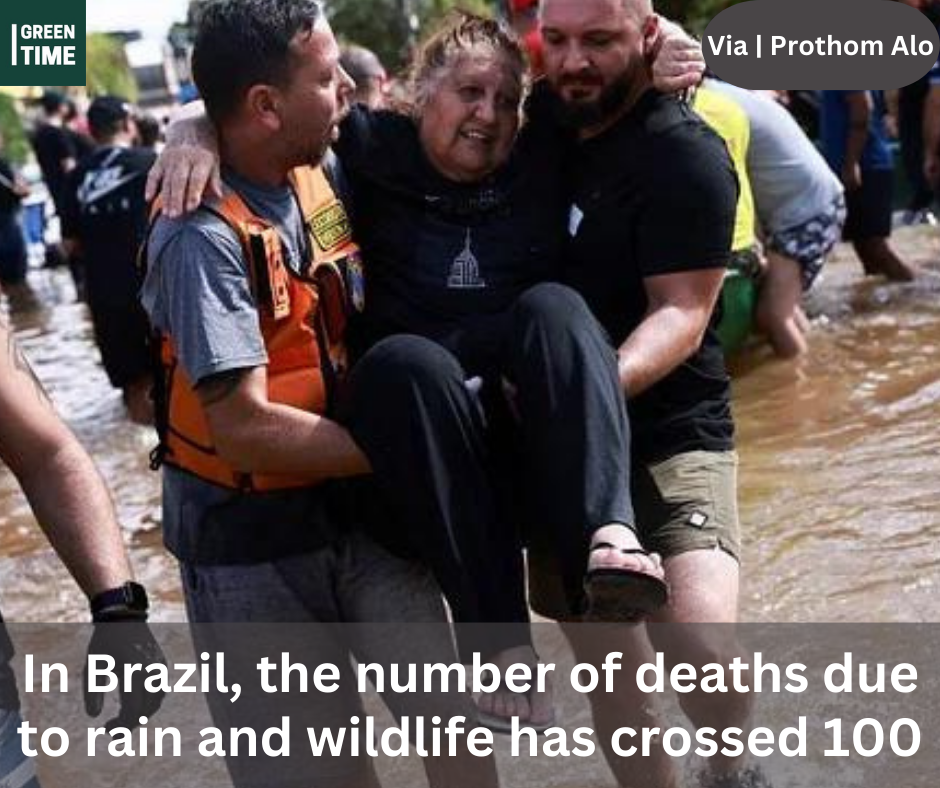 In Brazil, the number of deaths due to rain and wildlife has crossed 100