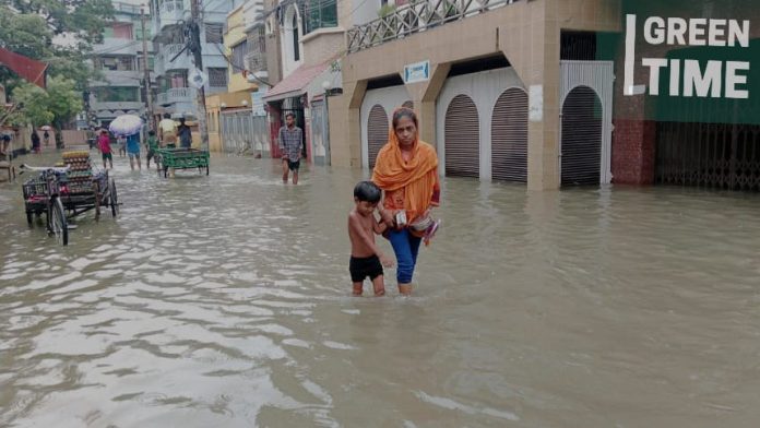 Despite a slight improvement in the overall flood situation, rivers in Sylhet continue to flow above the danger level.