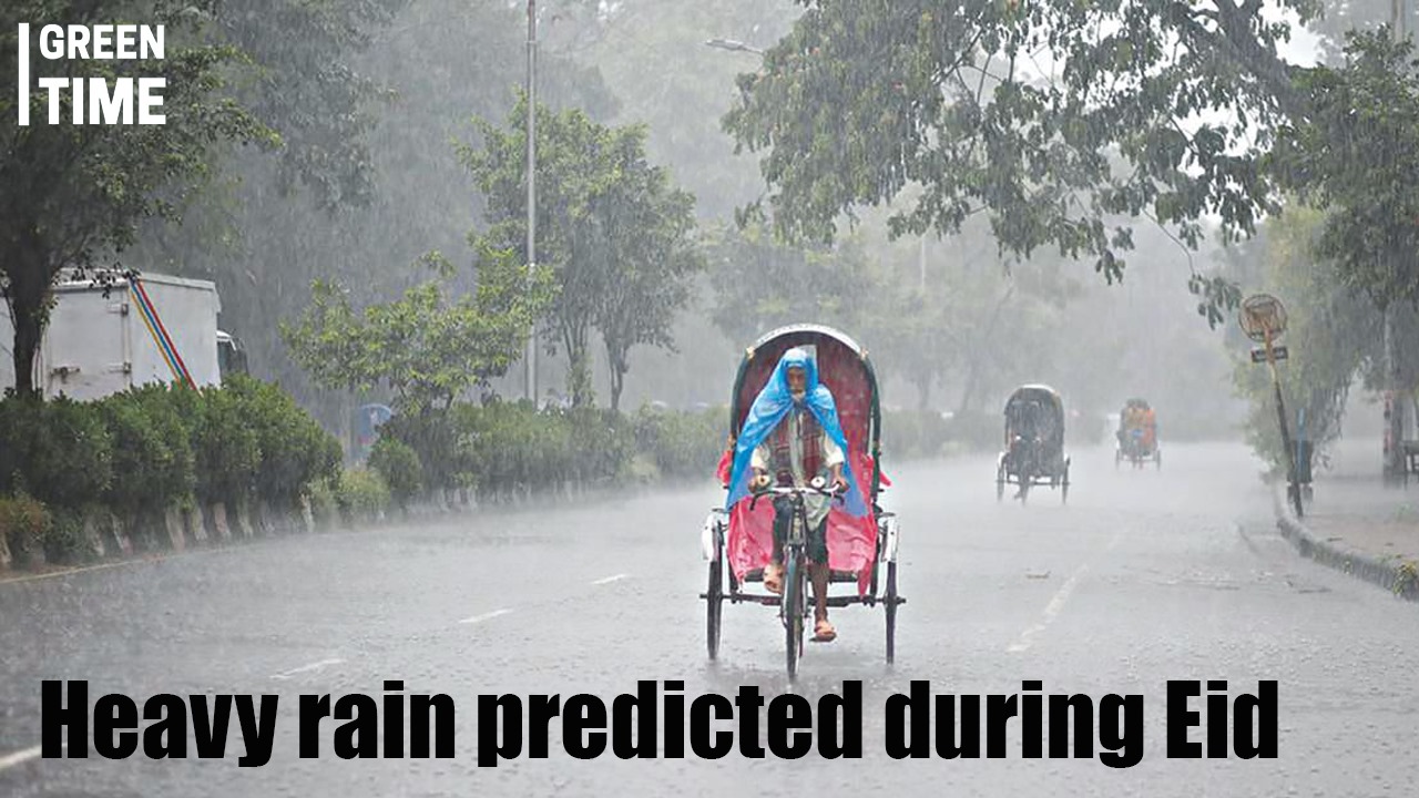 In all three of those areas, Eid will see heavy rainfall.