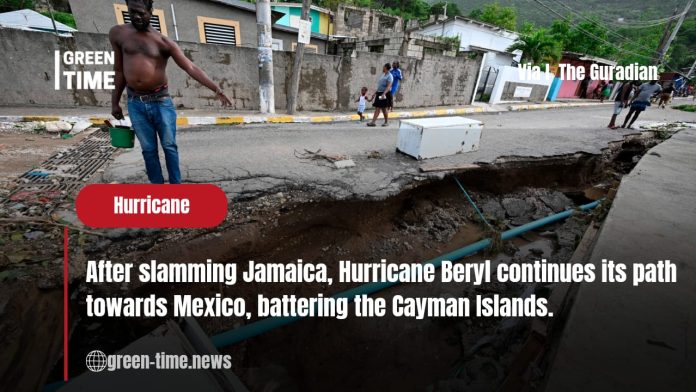 Hurricane Beryl devastation in the Caribbean