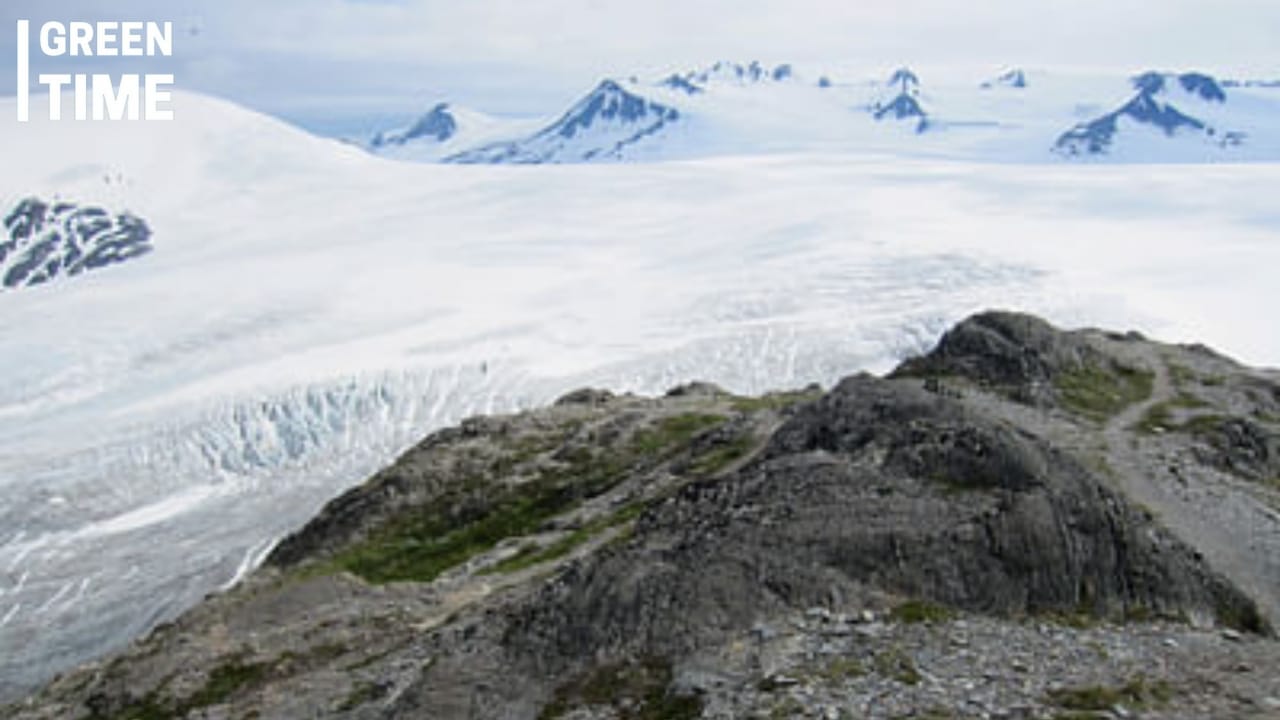 Juneau Icefield glacier melt