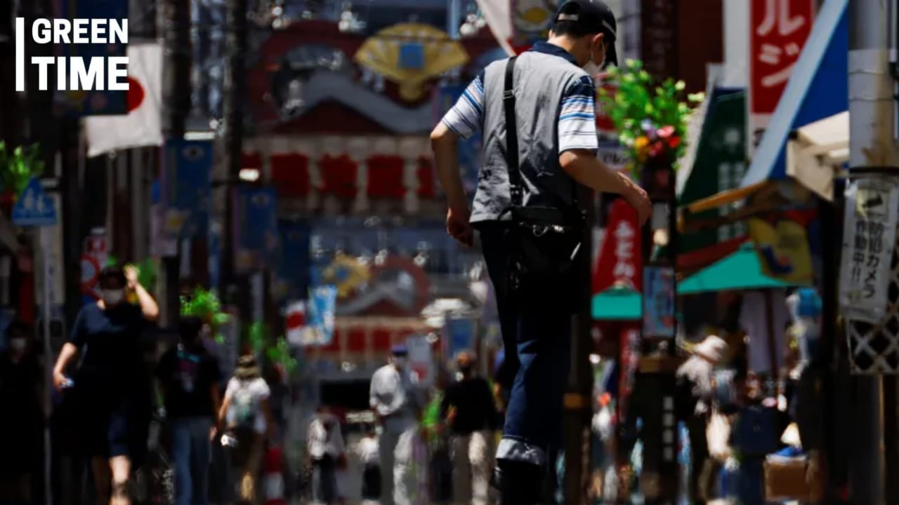 Japan hottest July on record