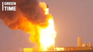 Rocket engine explosion