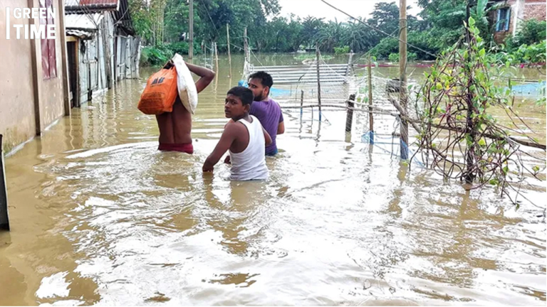 Moulvibazar’s Major Rivers Flowing Above Danger Level Amid Continuous Rain