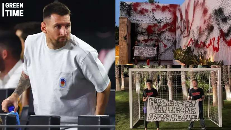 Activists Protest Messi’s Ibiza Mansion Over Environmental Issues