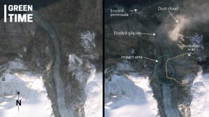 Greenland landslide mega-tsunami