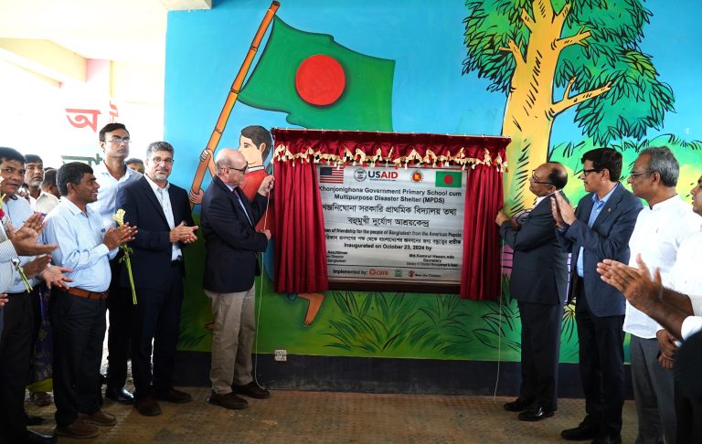 New Disaster Shelter Opens in Khonjonighona, Enhancing Bangladesh’s Resilience