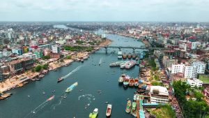 Dhaka City Drone Image